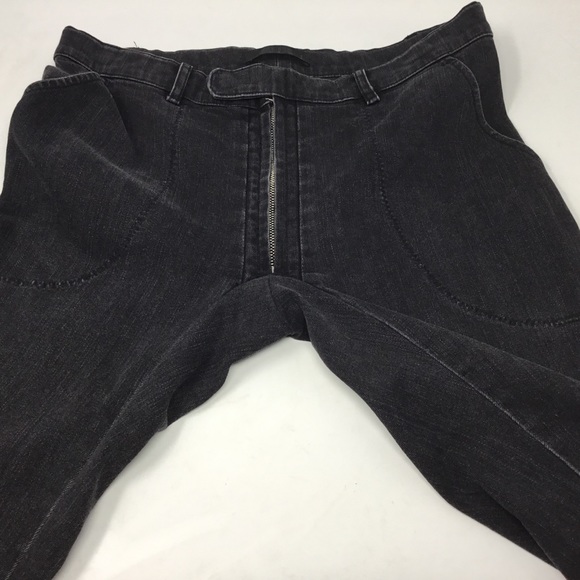 The Row Washed Black Ankle Zip Detail Skinny Jeans - Picture 7 of 13